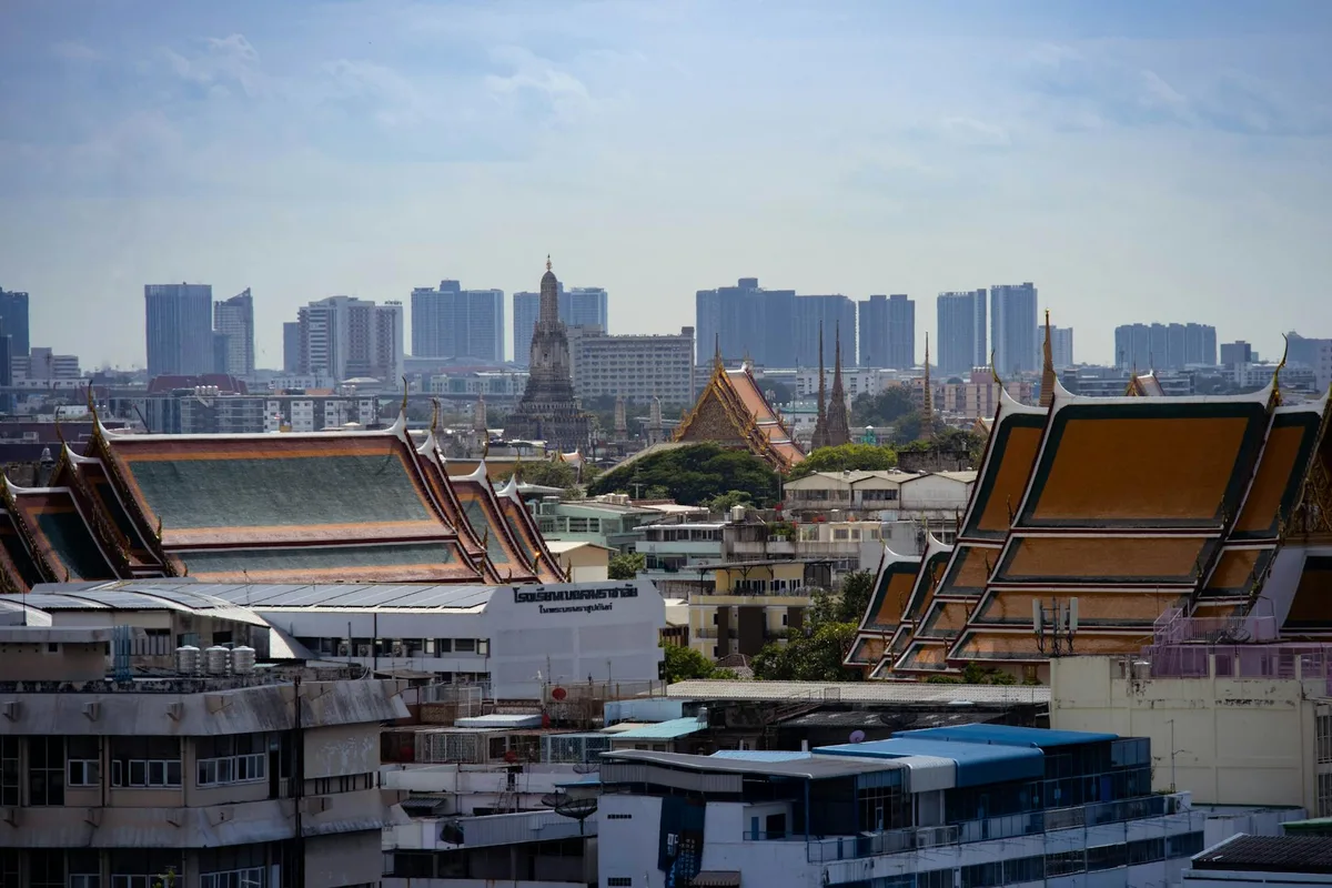 Bangkok Tailandia — templos y skyline