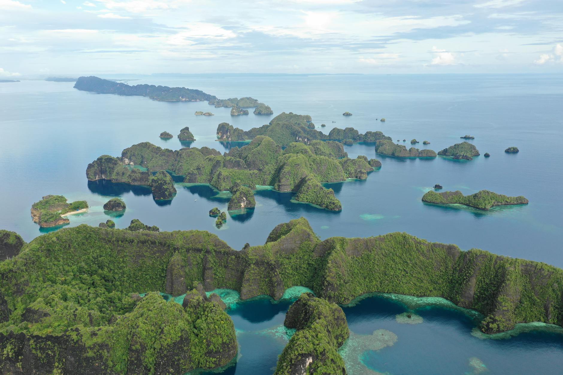 Mapa de red de Indonesia